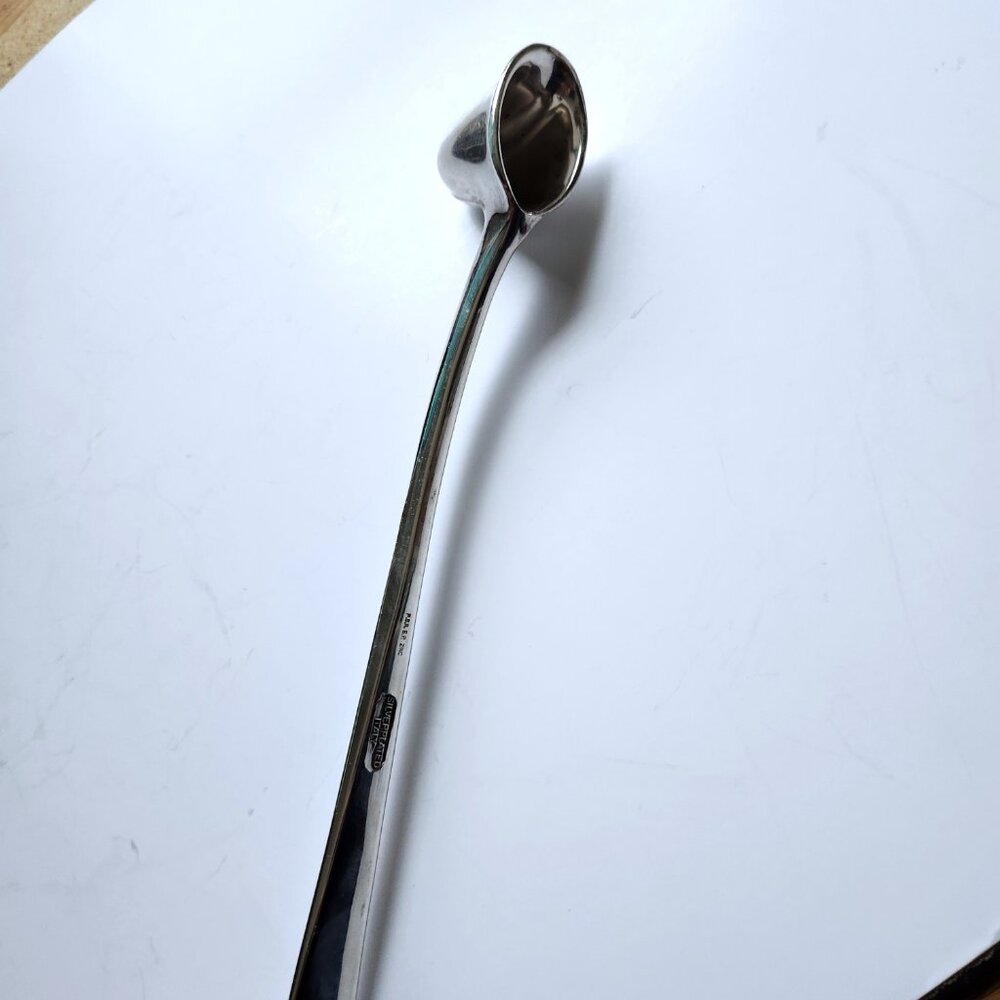 Vintage Silverplated Candle Snuffer F.B.R. Rogers E.P. Zinc 9.75" Made in Italy
